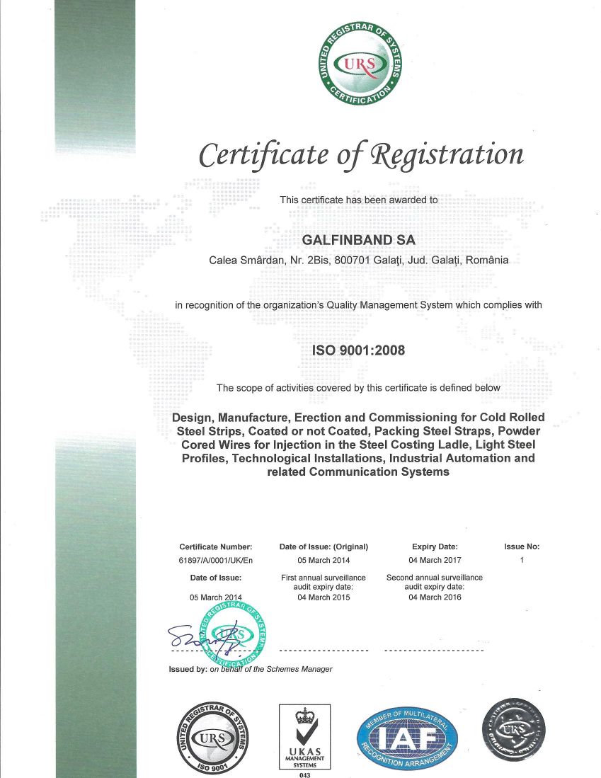 Ceritifications
